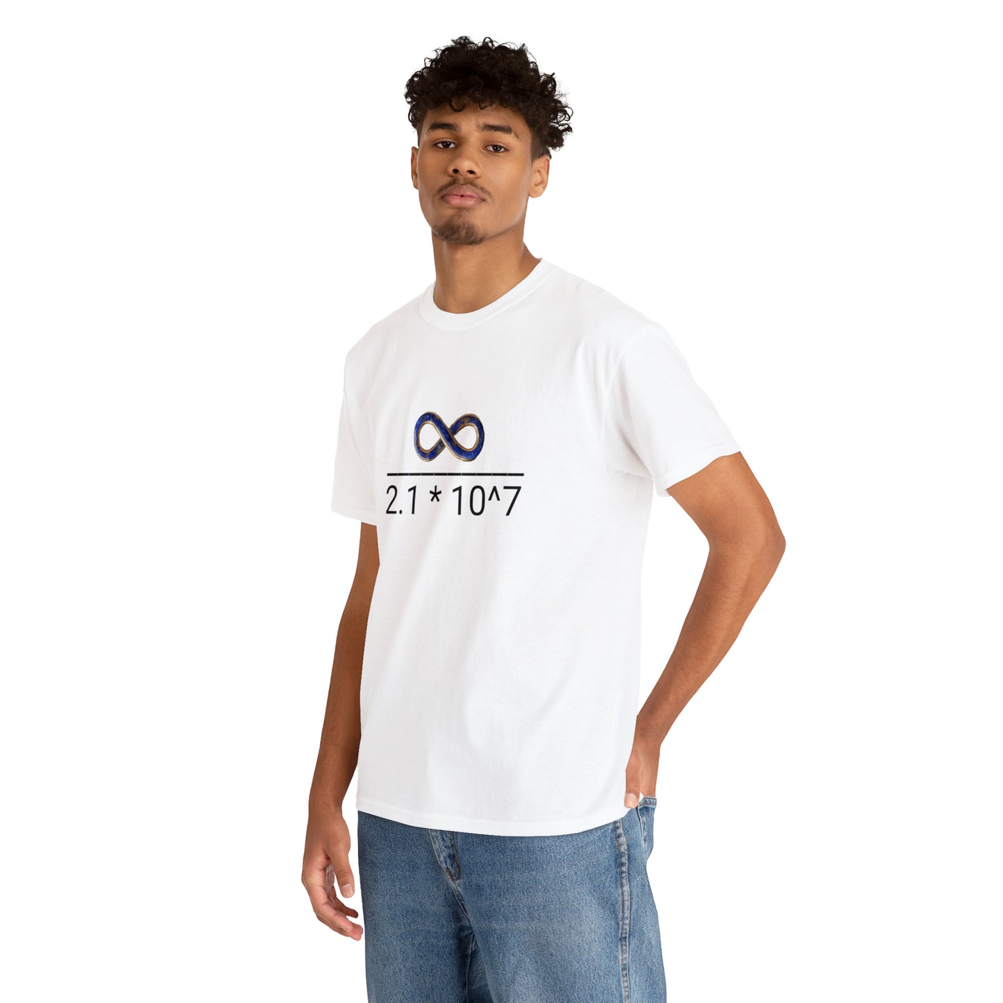 Pricing the Universe in Bitcoin Unisex Heavy Cotton Tee