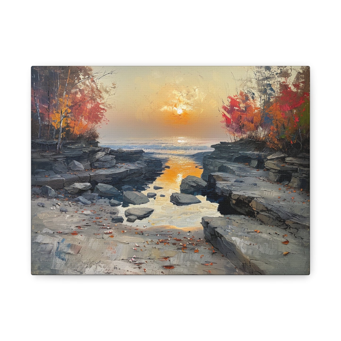 Autumn Sunrise Matte Canvas, Stretched, 1.25"