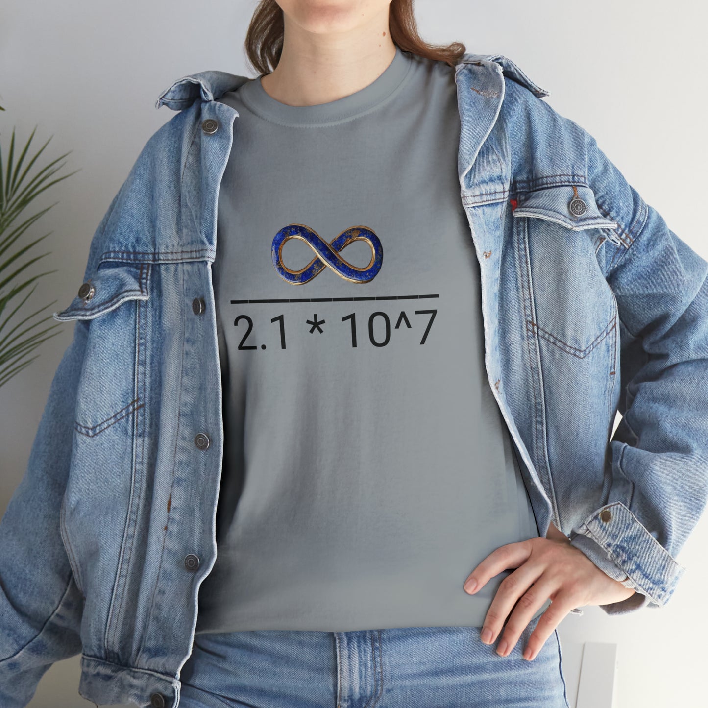 Pricing the Universe in Bitcoin Unisex Heavy Cotton Tee