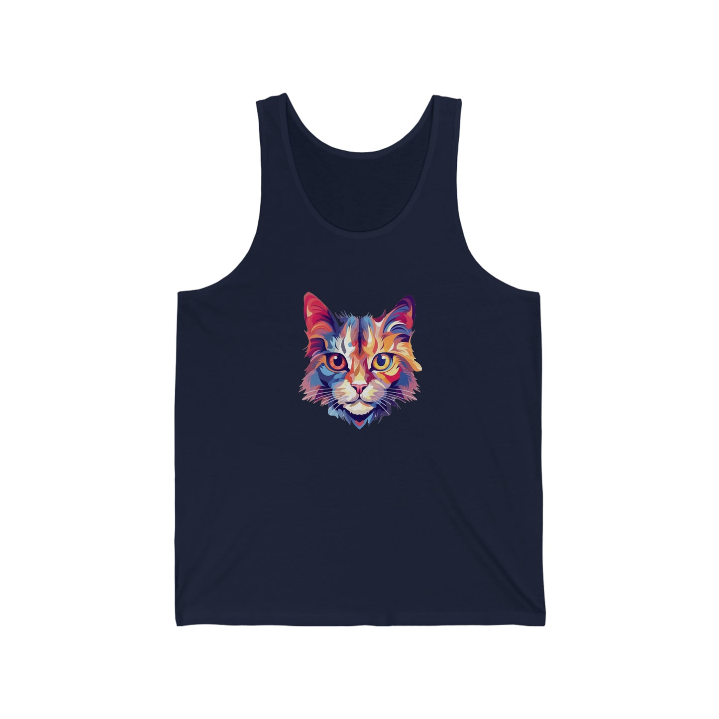 Pastel Cat Unisex Jersey Tank