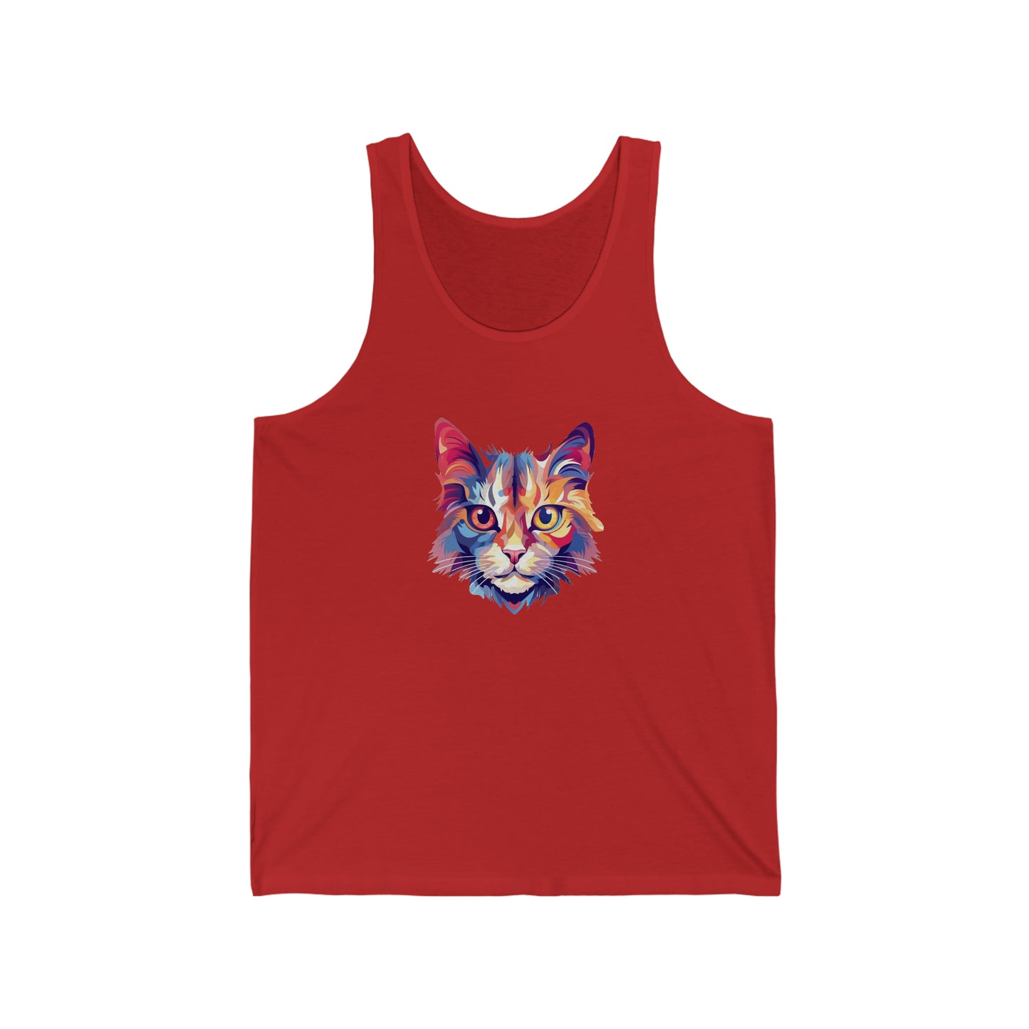 Pastel Cat Unisex Jersey Tank