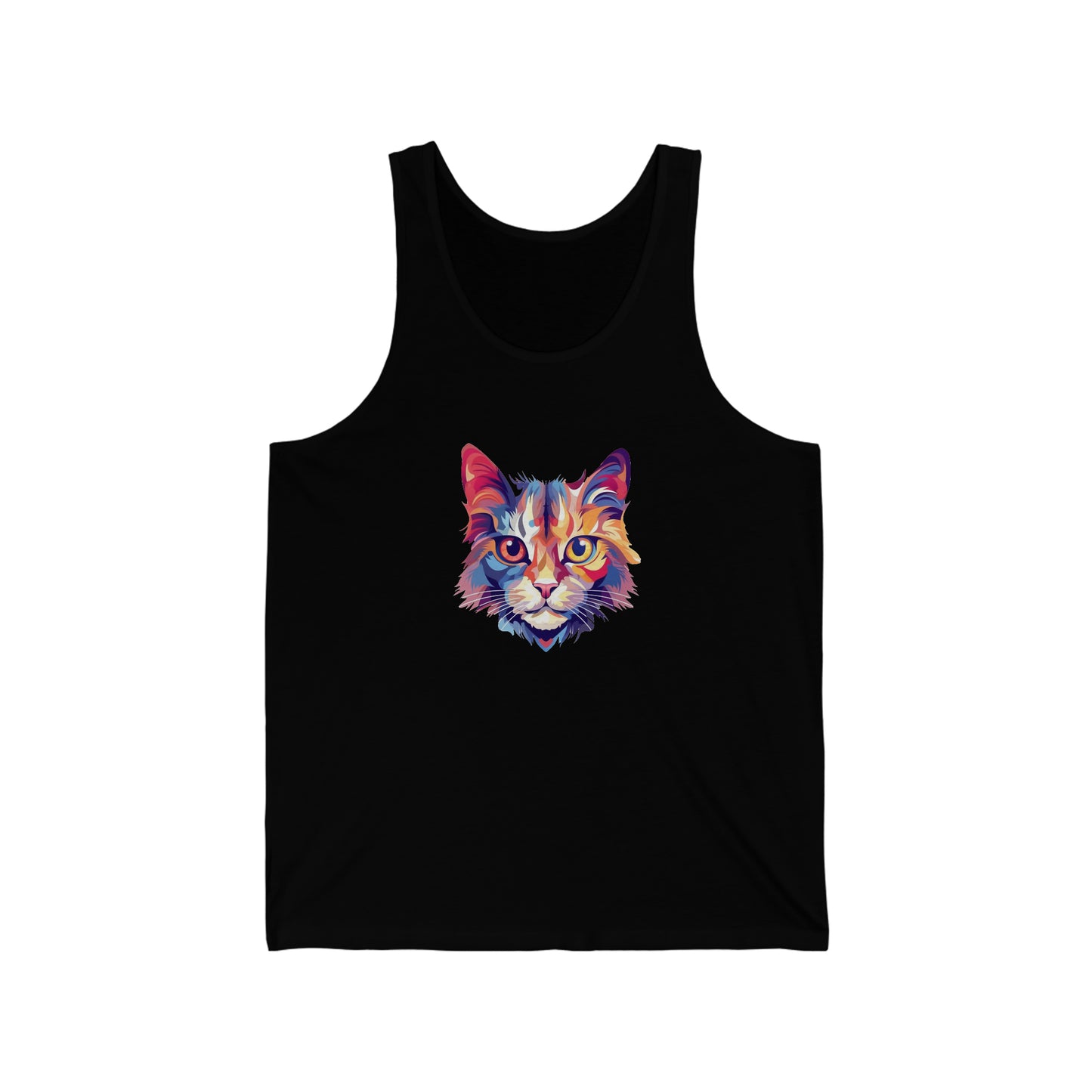 Pastel Cat Unisex Jersey Tank