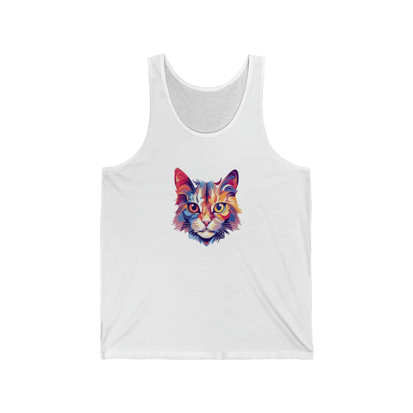 Pastel Cat Unisex Jersey Tank