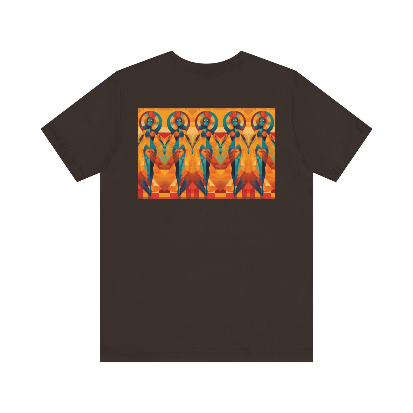 Tantric Cubists Back Unisex Jersey Short Sleeve Tee