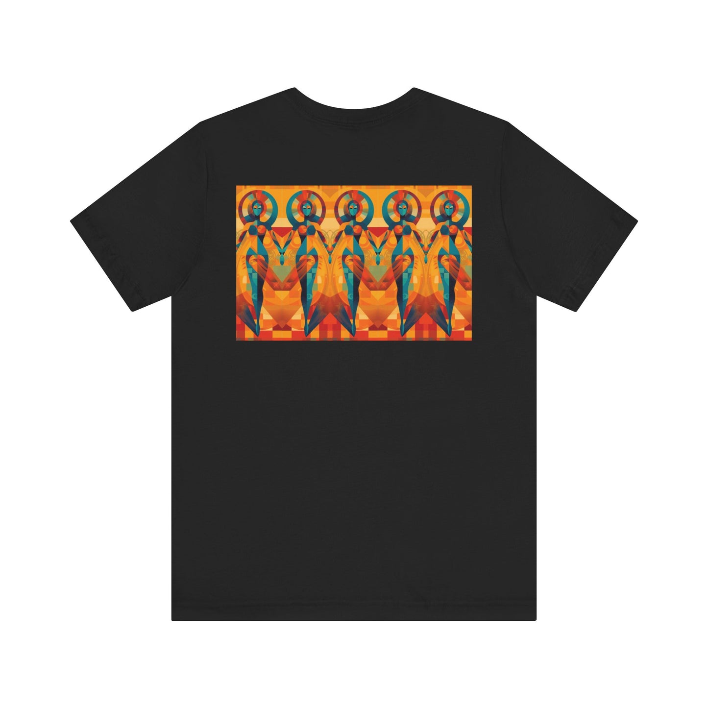 Tantric Cubists Back Unisex Jersey Short Sleeve Tee