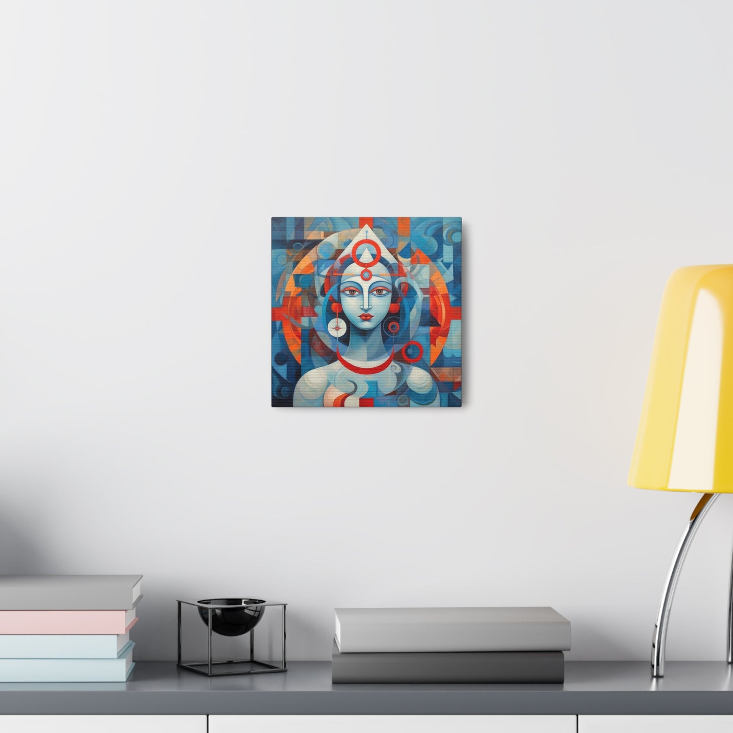 Hindu Goddess, Vesica Piscis Canvas Gallery Wraps