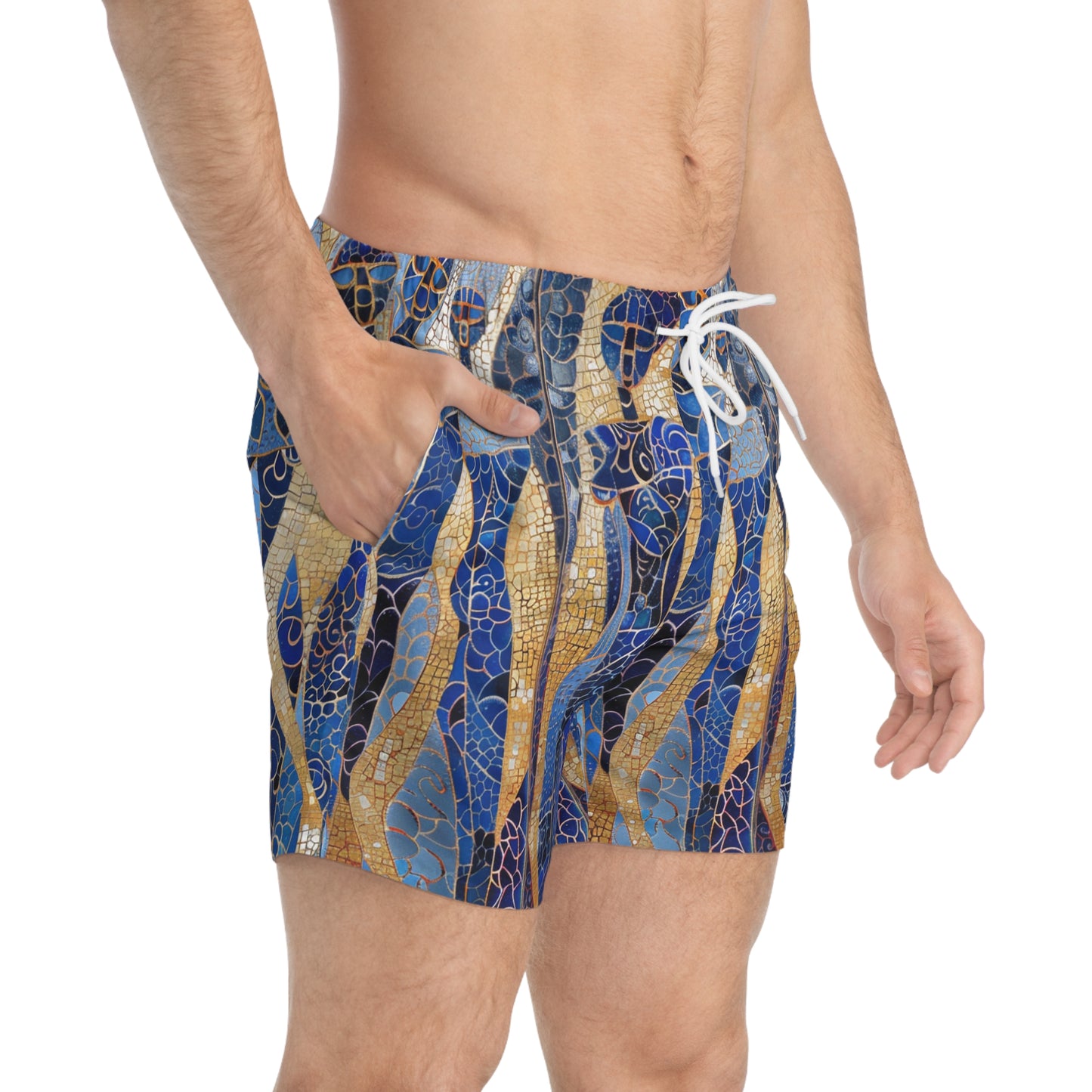 Mosaic Swim Trunks (AOP)