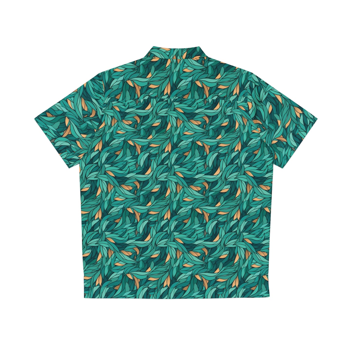 Kelp Swirls Men's Hawaiian Shirt (AOP)