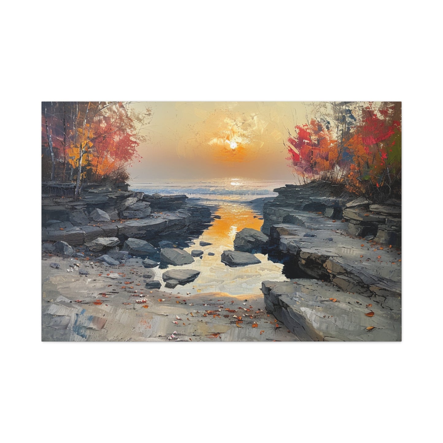 Autumn Sunrise Matte Canvas, Stretched, 1.25"