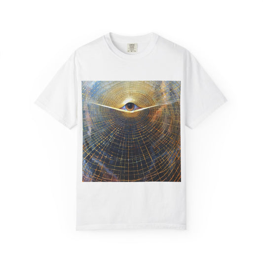 abstract-art-unisex-garment-dyed-t-shirt printify front 0