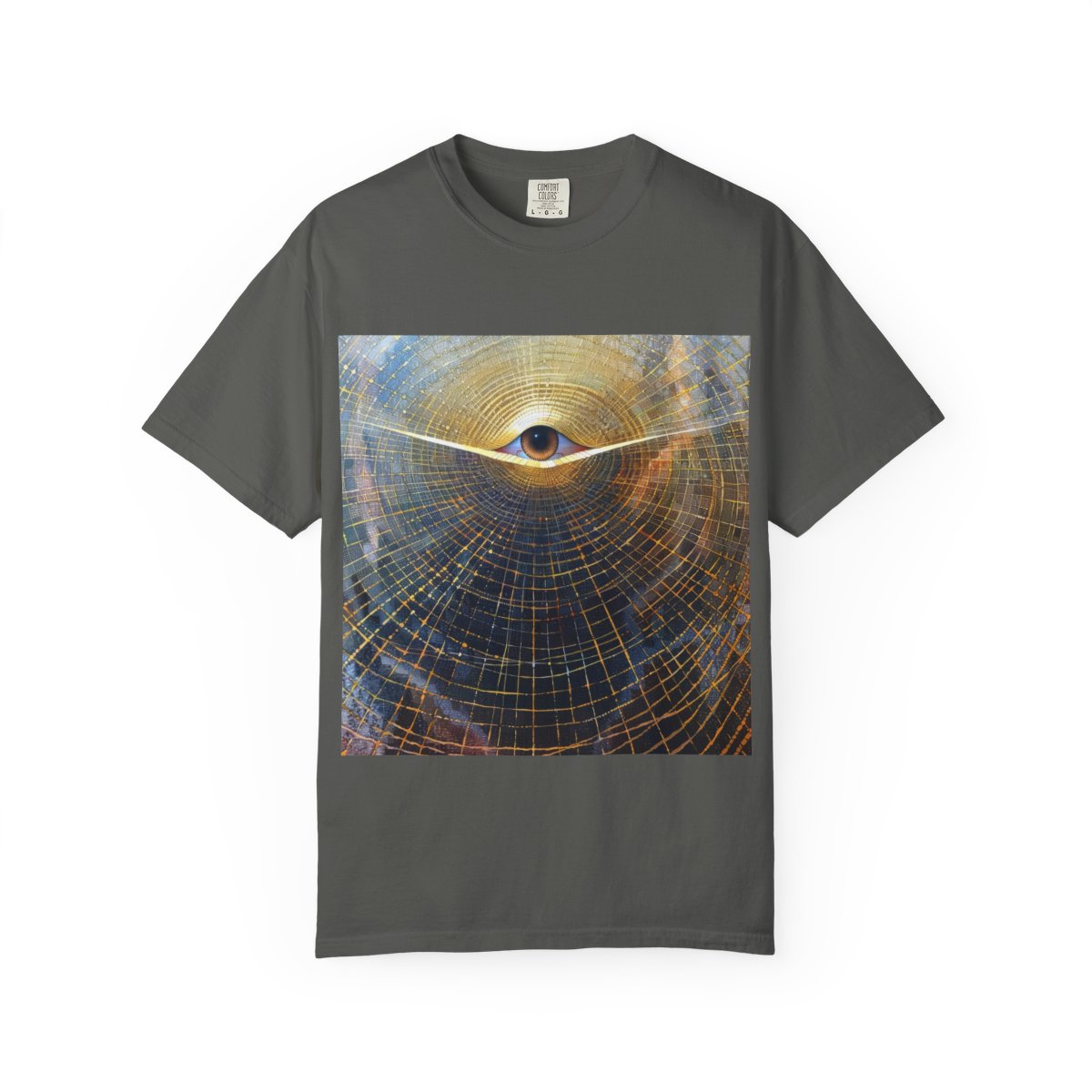 abstract-art-unisex-garment-dyed-t-shirt printify front 5