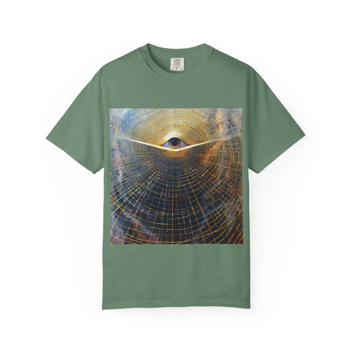 abstract-art-unisex-garment-dyed-t-shirt printify front 10