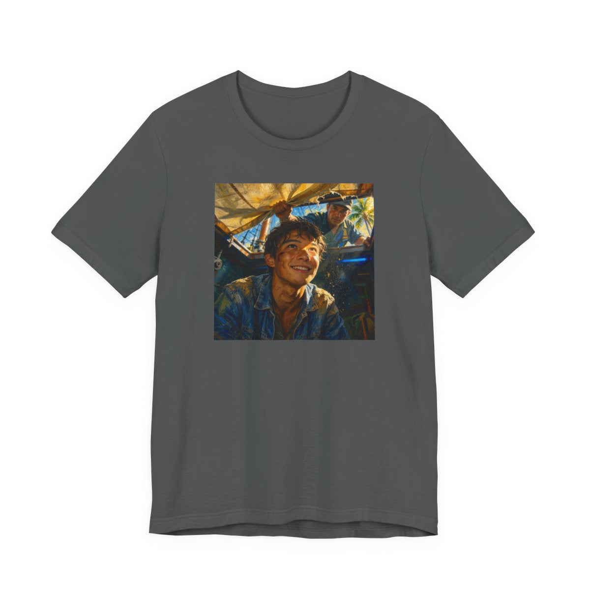 Ace In The Hold Unisex Jersey Tee — Asphalt front