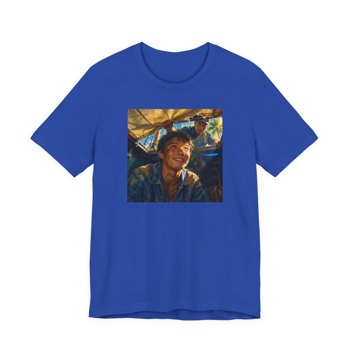 Ace In The Hold Unisex Jersey Tee — True Royal front
