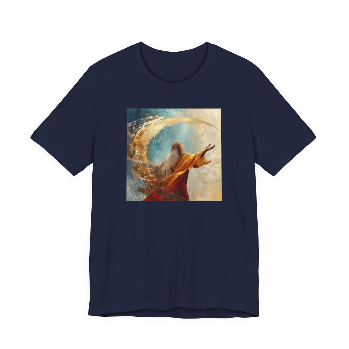 Aqueous Dream Unisex Jersey Tee — Navy front