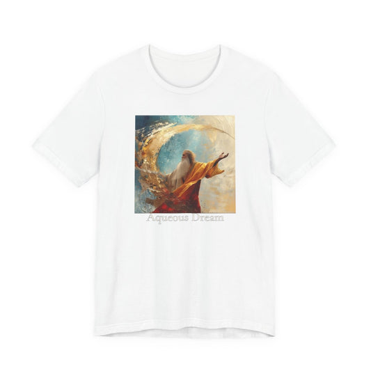 Aqueous Dream Unisex Jersey Tee — White front