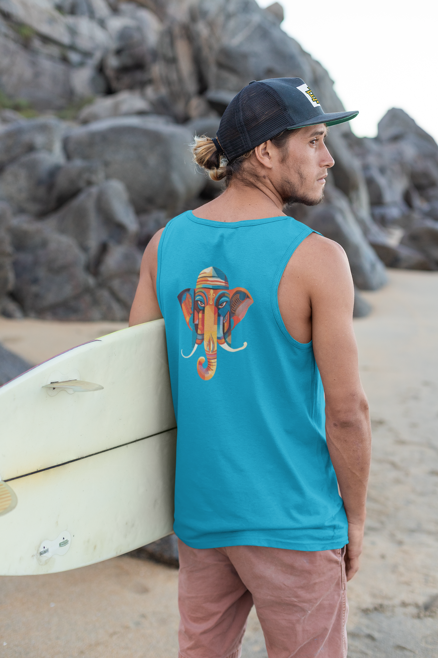 Ganesha Back Unisex Jersey Tank