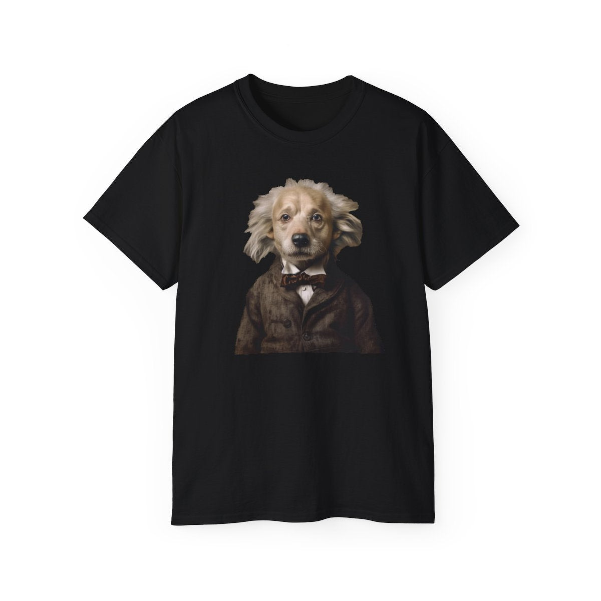 canineinstein-unisex-ultra-cotton-tee printify front 0