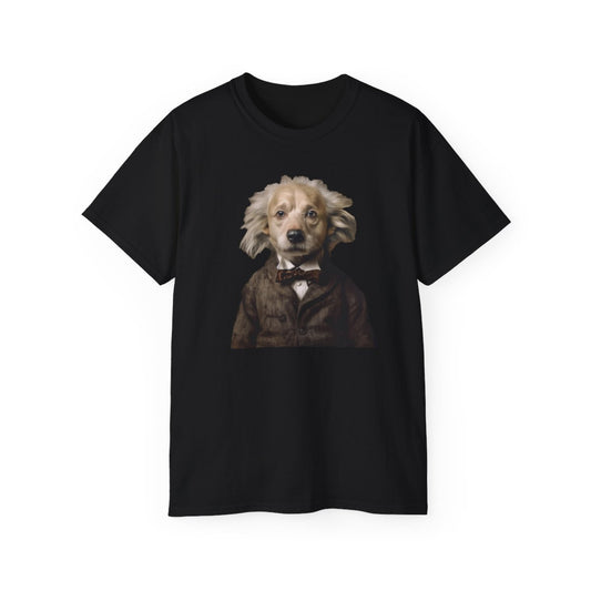 canineinstein-unisex-ultra-cotton-tee printify front 0