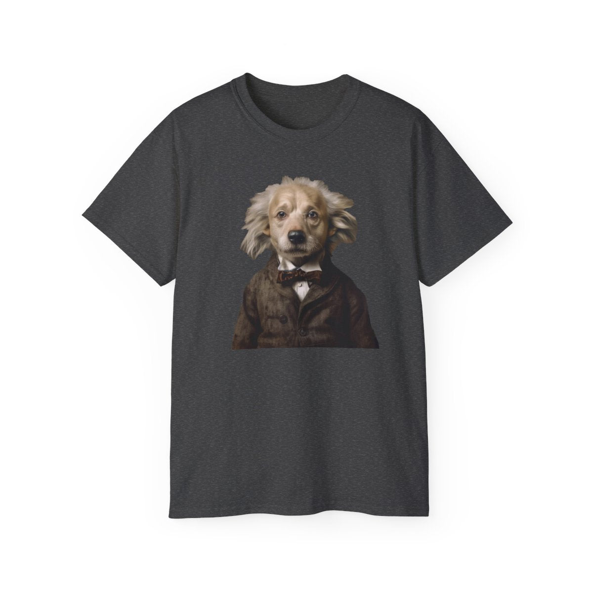 canineinstein-unisex-ultra-cotton-tee printify front 2