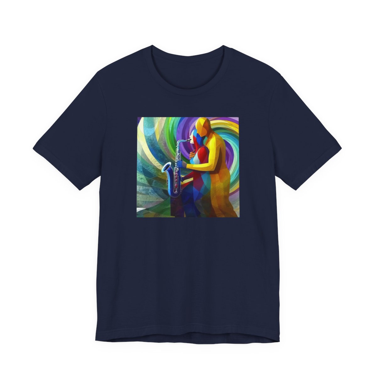 Categories Aint Real Unisex Jersey Tee — Navy front