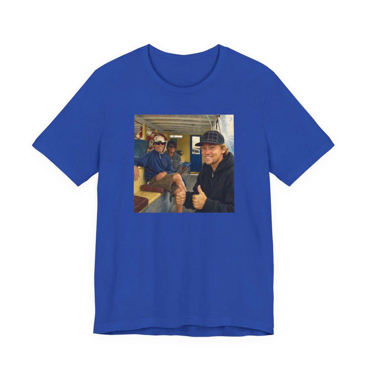 Chain Made Of Time Unisex Jersey Tee — True Royal front