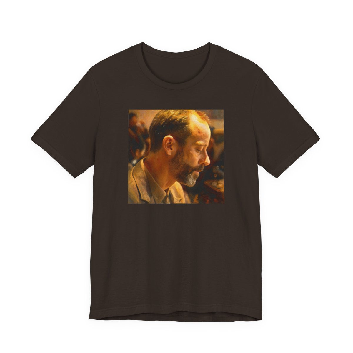 Everyday Can Be Sunday Unisex Jersey Tee — Brown front
