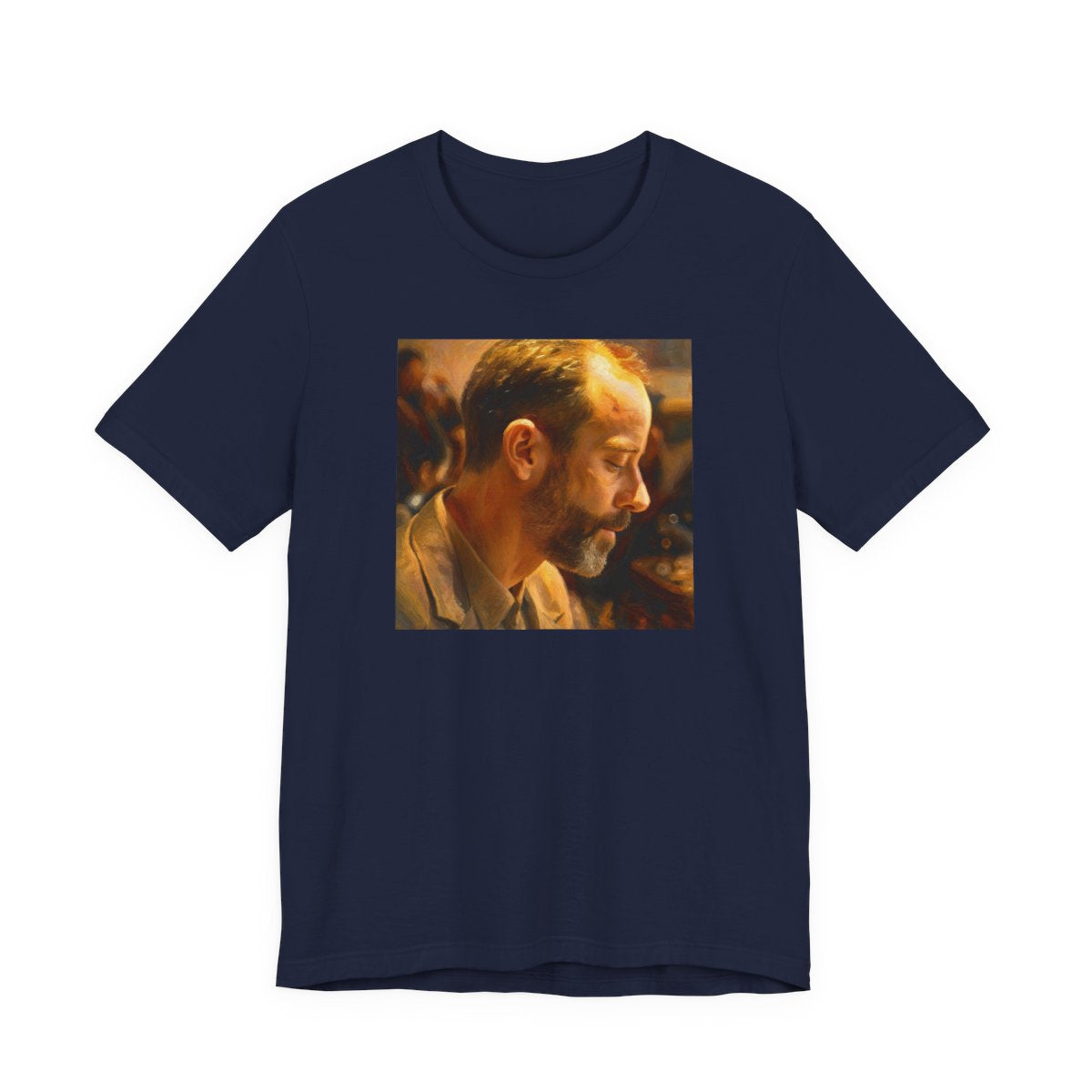 Everyday Can Be Sunday Unisex Jersey Tee — Navy front