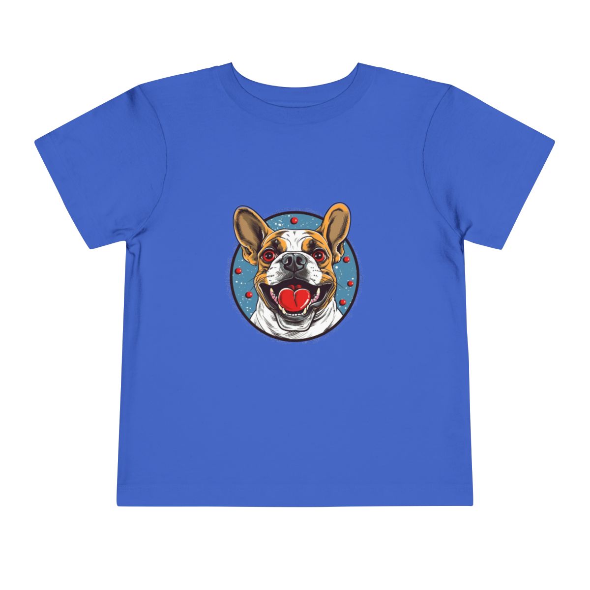 French Bulldog Toddler T-Shirt — True Royal front