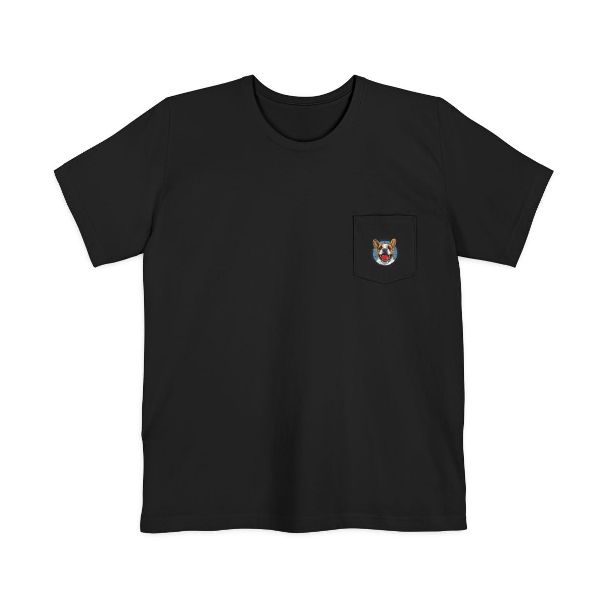 french-bulldog-unisex-pocket-tee front 0