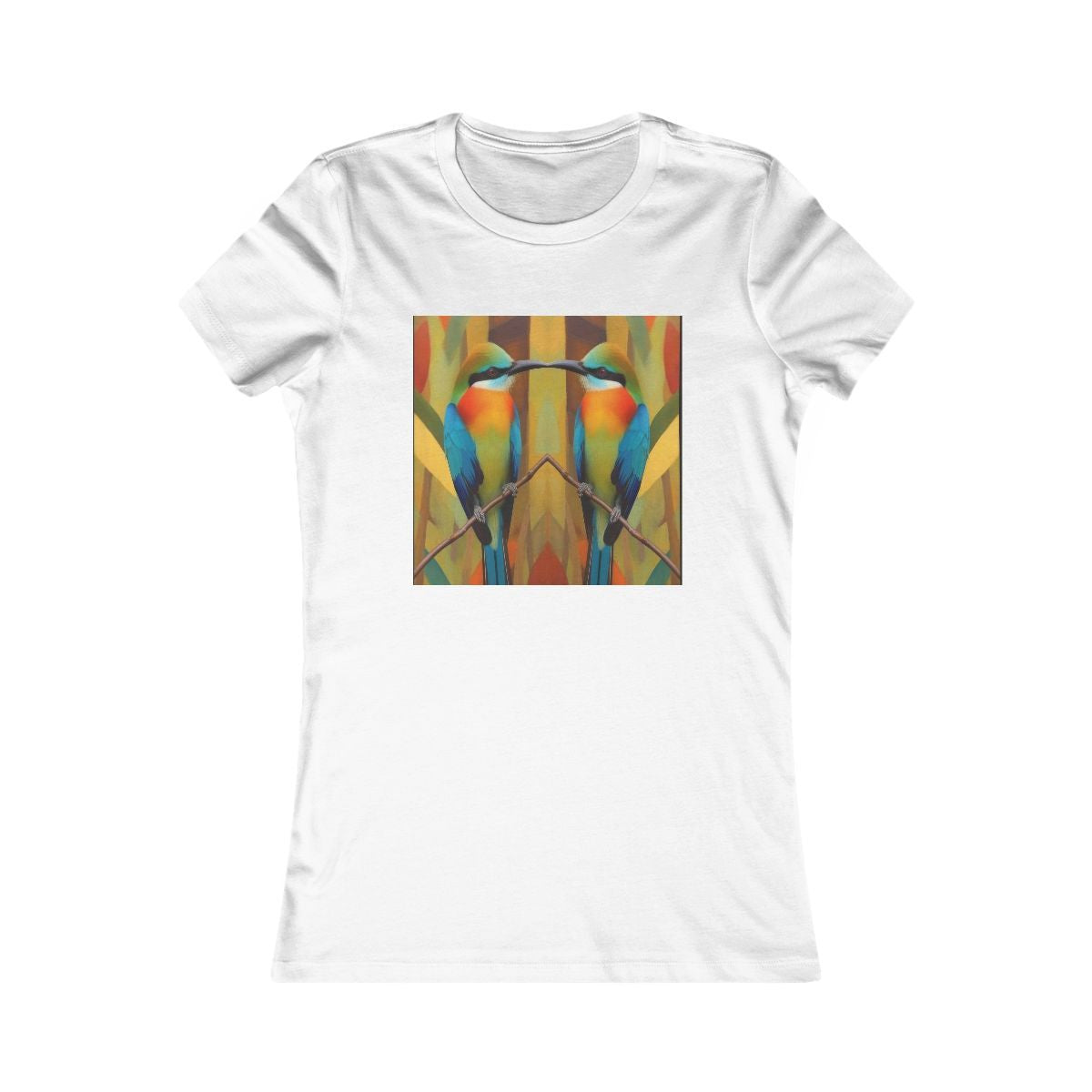 hummingbird-front-womens-favorite-tee printify front 0