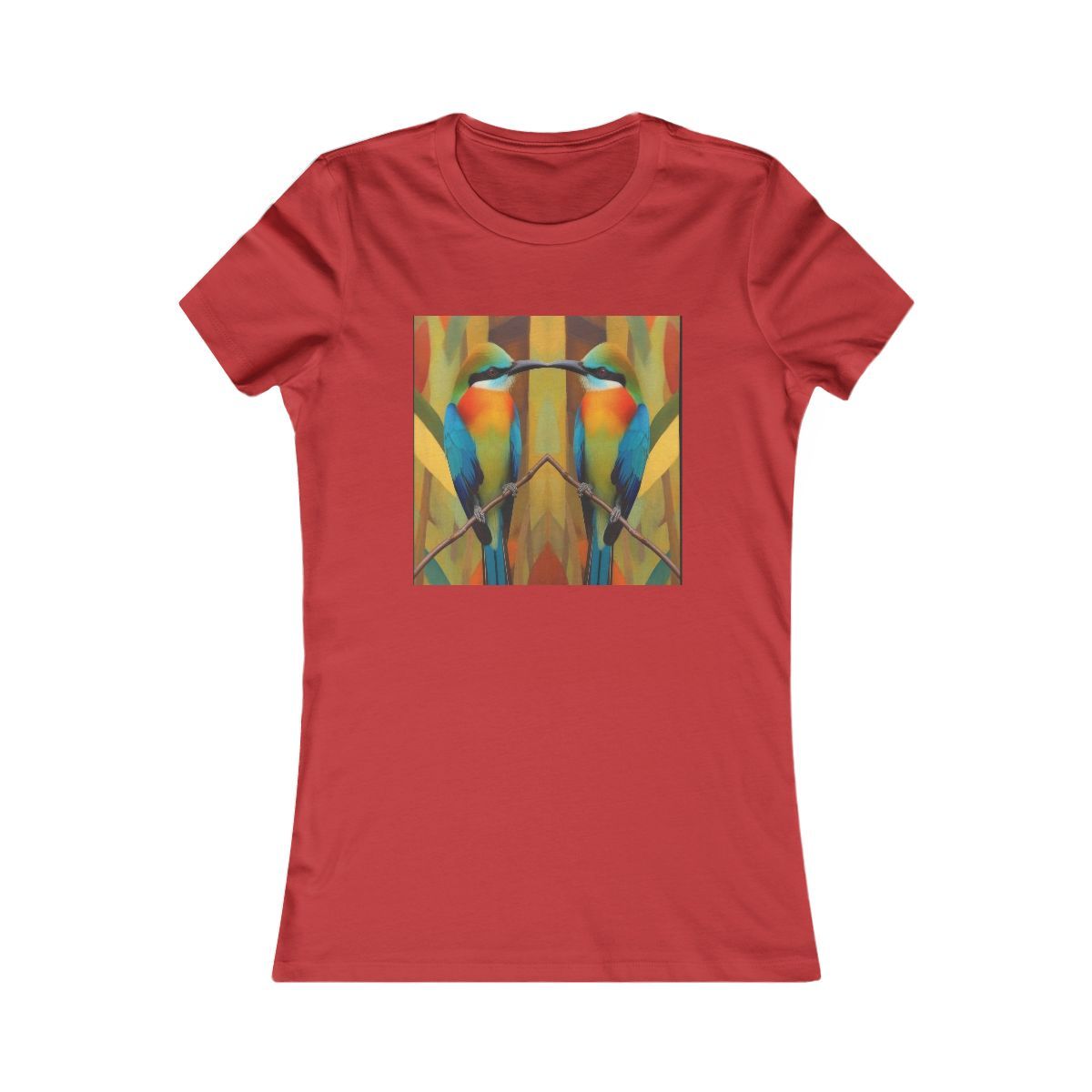 hummingbird-front-womens-favorite-tee printify front 9