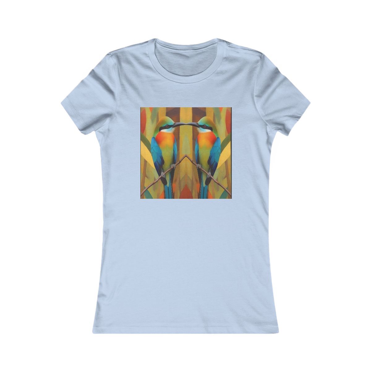 hummingbird-front-womens-favorite-tee printify front 4