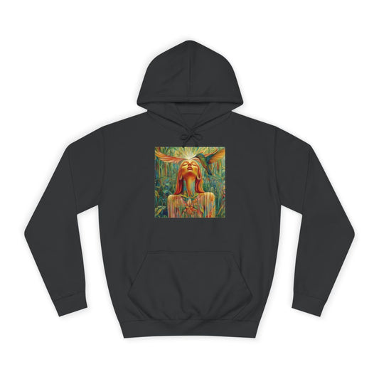 Hummingbird Dream Unisex Heavy Blend™ Hooded Sweatshirt — Jet Black front