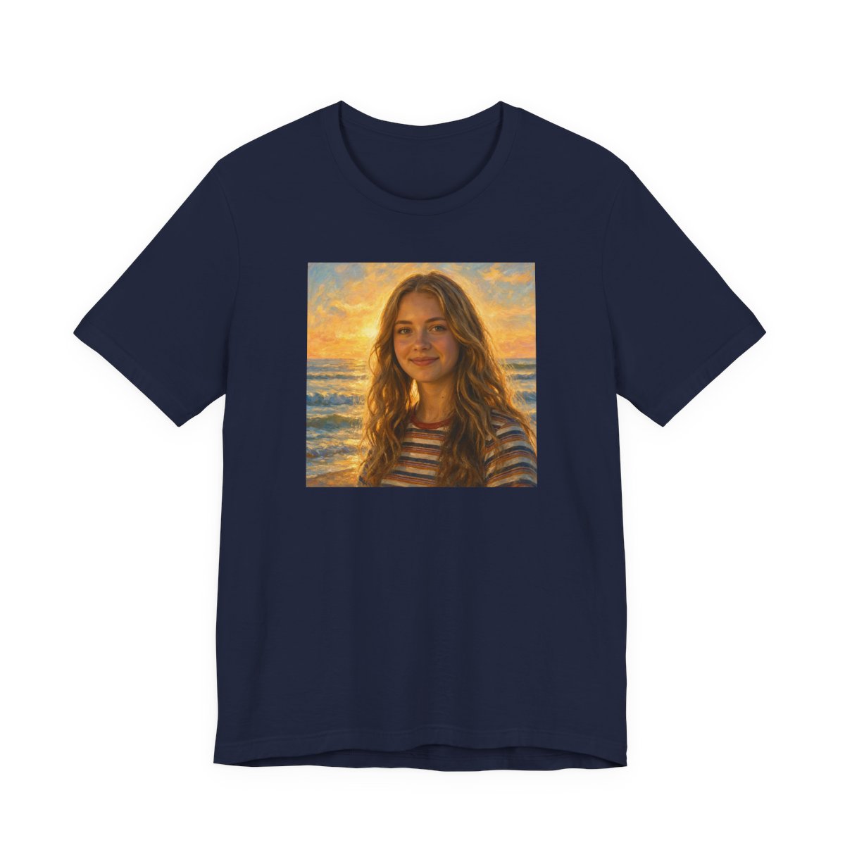 I Was A Fool Unisex Jersey Tee — Navy front