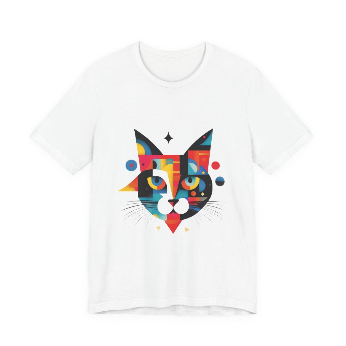 Kittyfied Unisex Jersey Short Sleeve Tee — White front