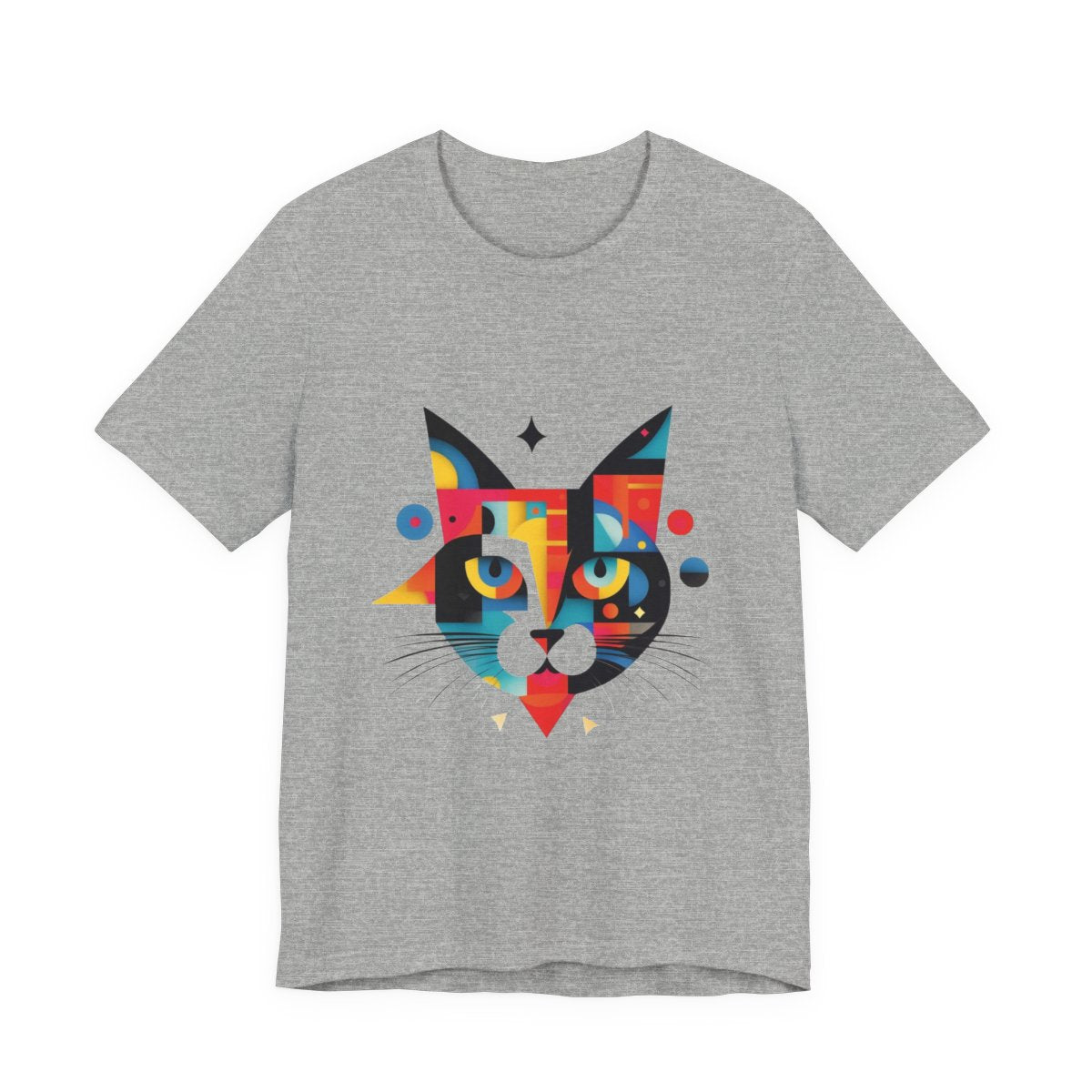 Kittyfied Unisex Jersey Short Sleeve Tee — Athletic Heather front