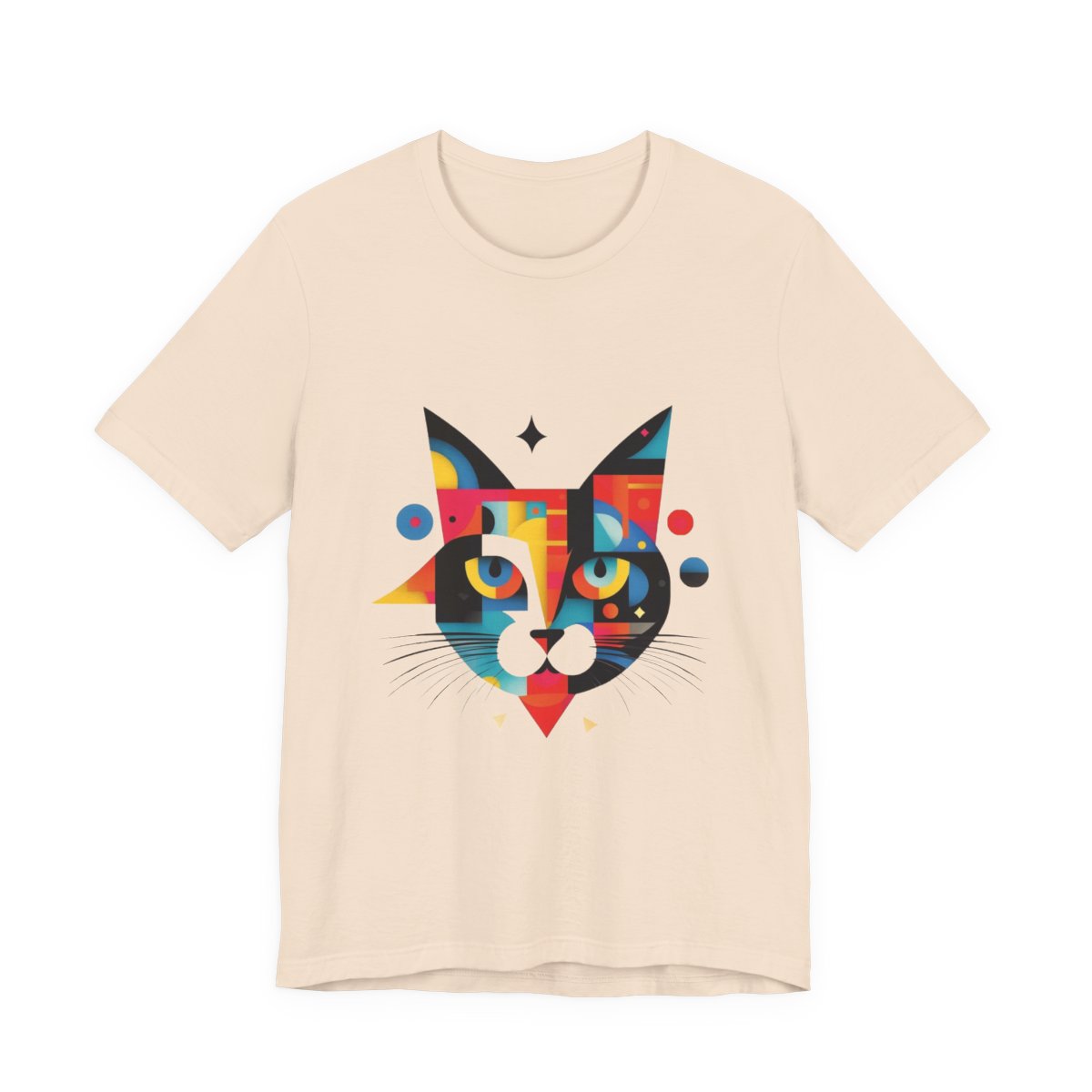 Kittyfied Unisex Jersey Short Sleeve Tee — Soft Cream front