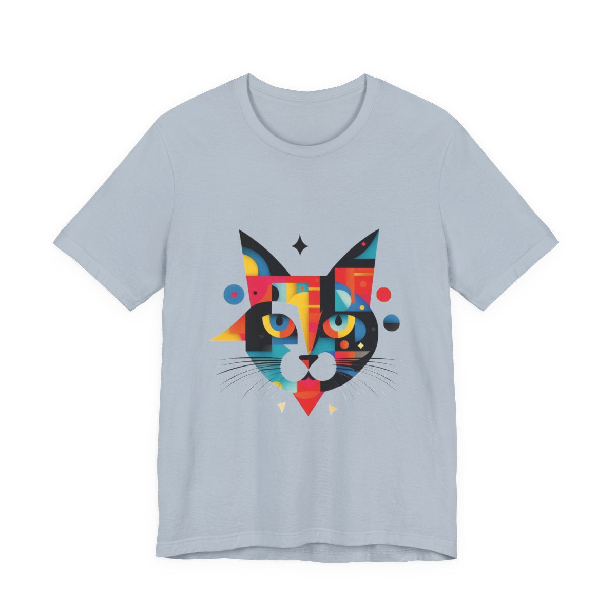 Kittyfied Unisex Jersey Short Sleeve Tee — Light Blue front