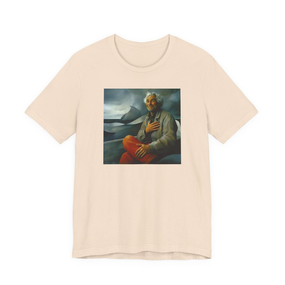 Mysteries of Power Unisex Jersey Tee — Soft Cream front