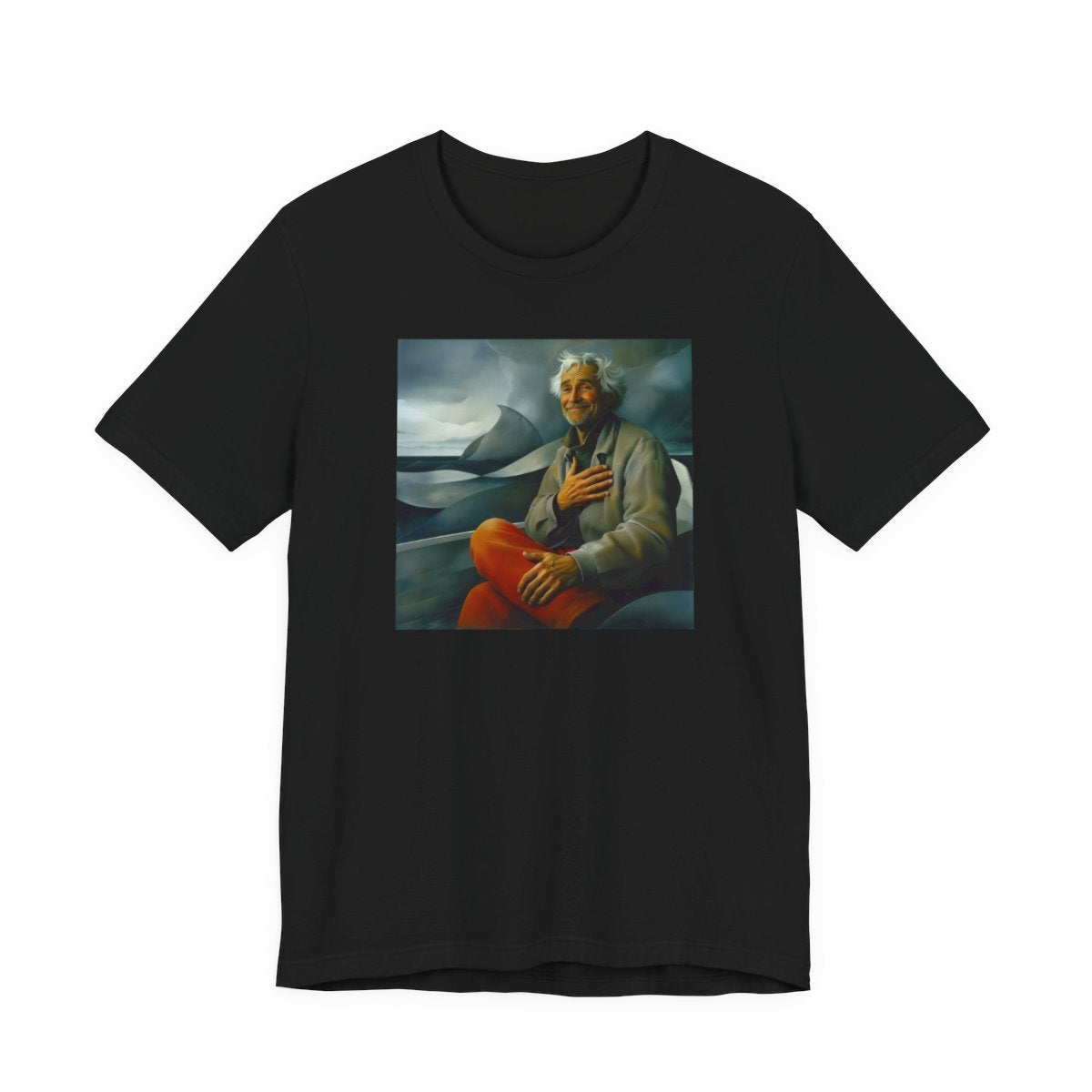 Mysteries of Power Unisex Jersey Tee — Black front