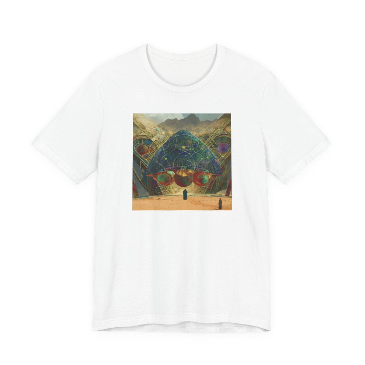 Semiconductor Cellular Unisex Jersey Tee — White front