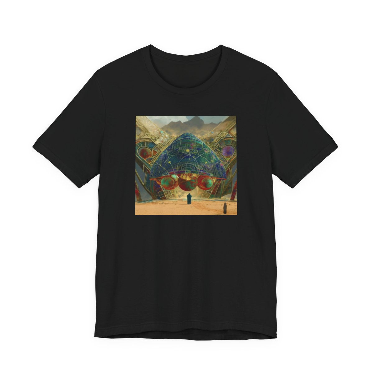 Semiconductor Cellular Unisex Jersey Tee — Black front