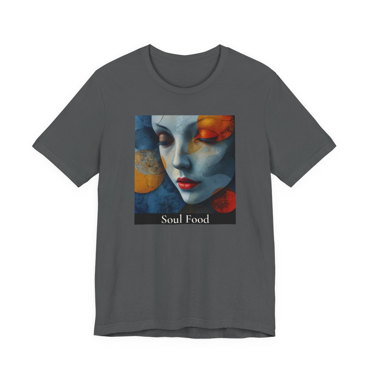 Soul Food Unisex Jersey Tee — Black front