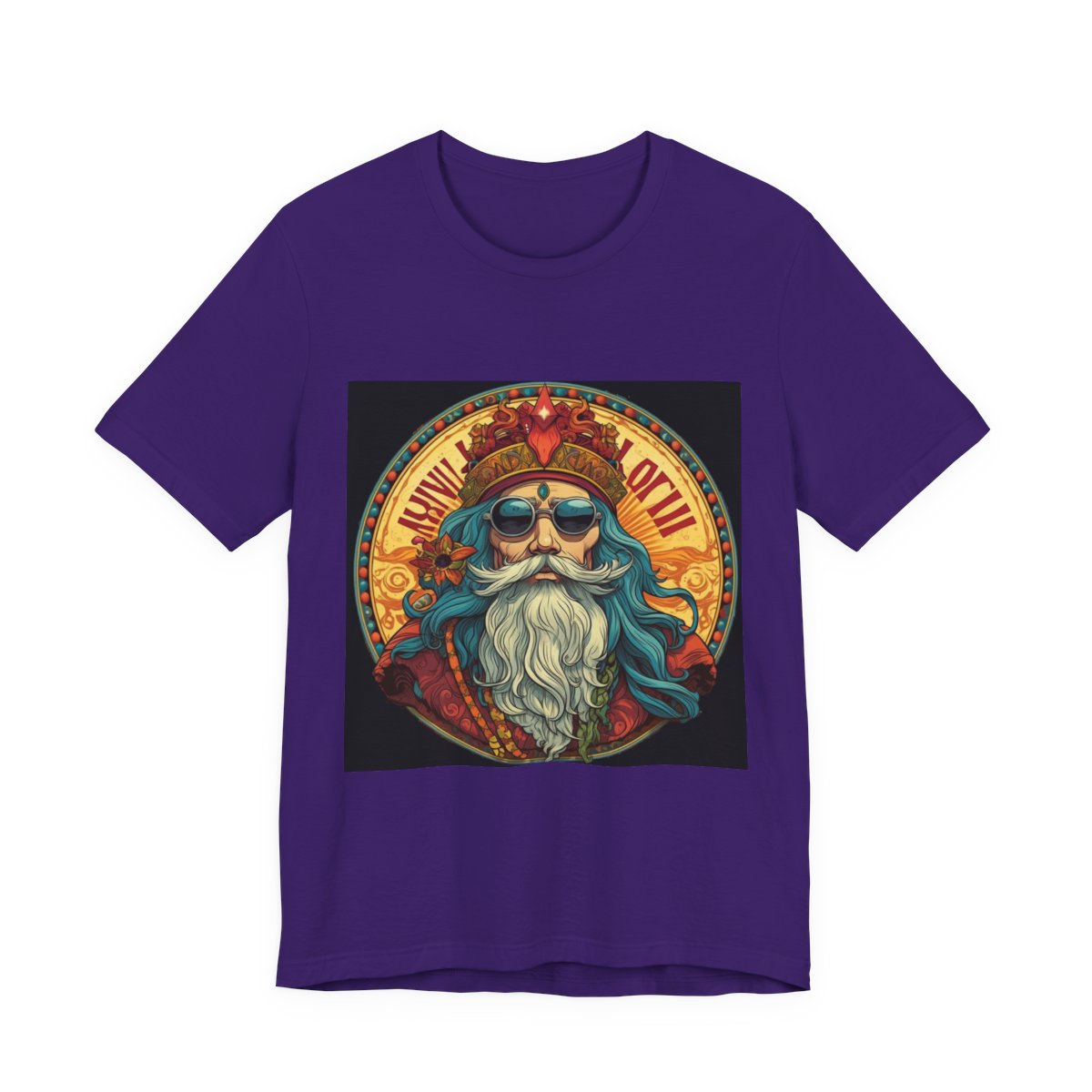 Spirit of Da Vinci Unisex Jersey Short Sleeve Tee — Team Purple front