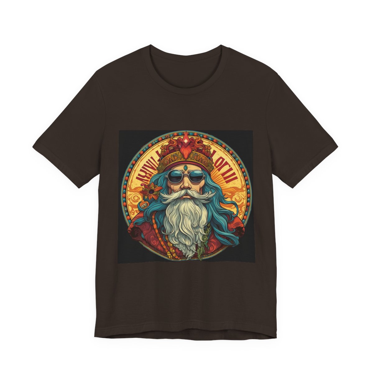 Spirit of Da Vinci Unisex Jersey Short Sleeve Tee — Brown front