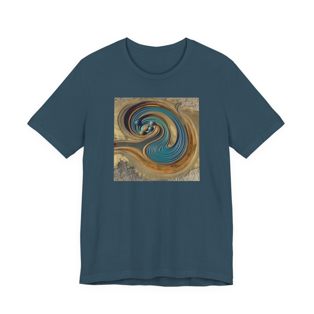 Spirit Wind Unisex Jersey Tee — Deep Teal front