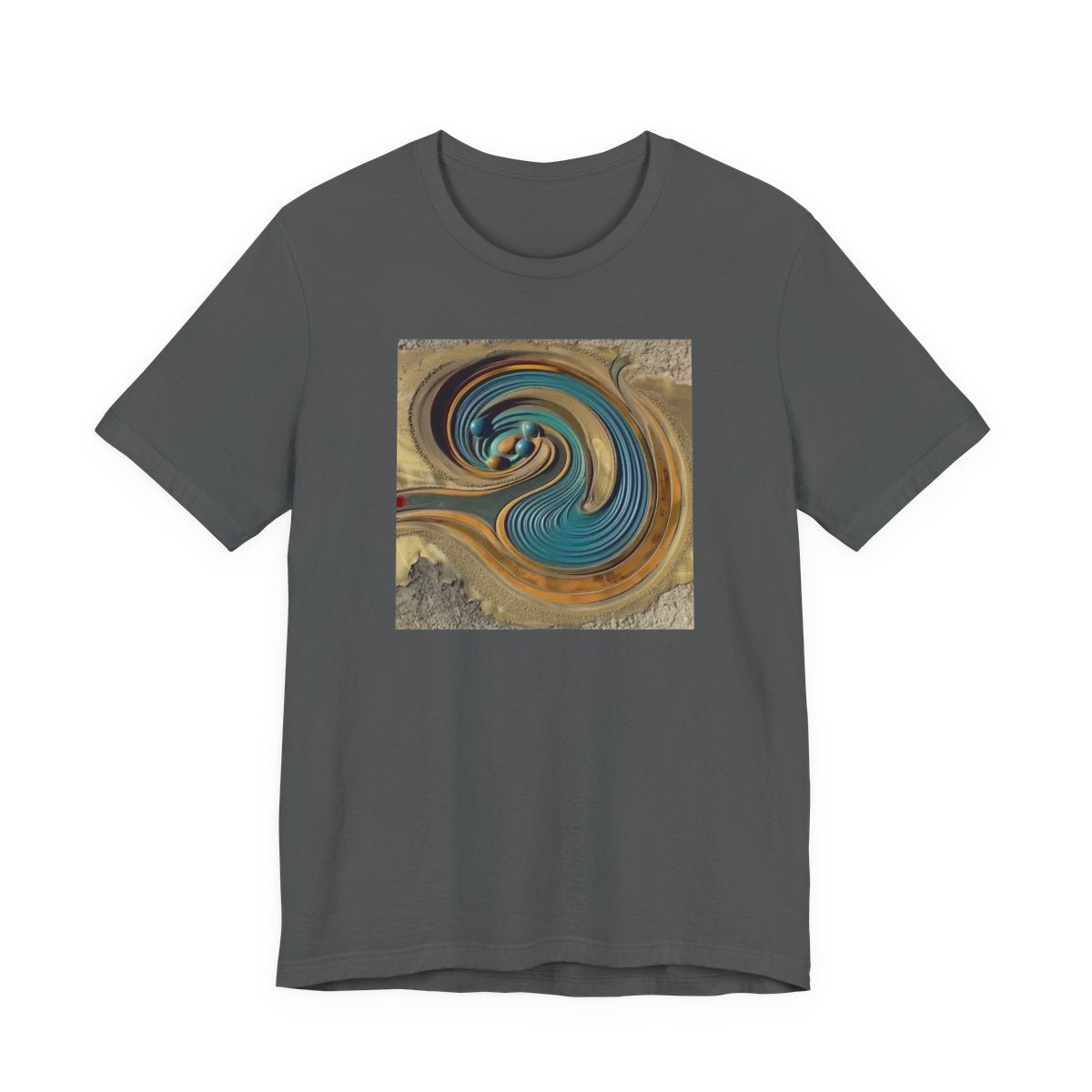 Spirit Wind Unisex Jersey Tee — Asphalt front