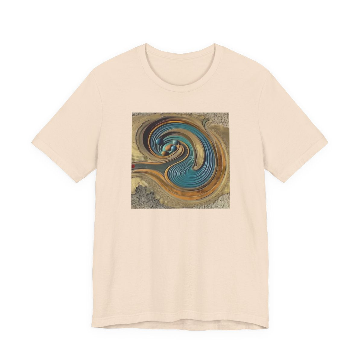Spirit Wind Unisex Jersey Tee — Soft Cream front