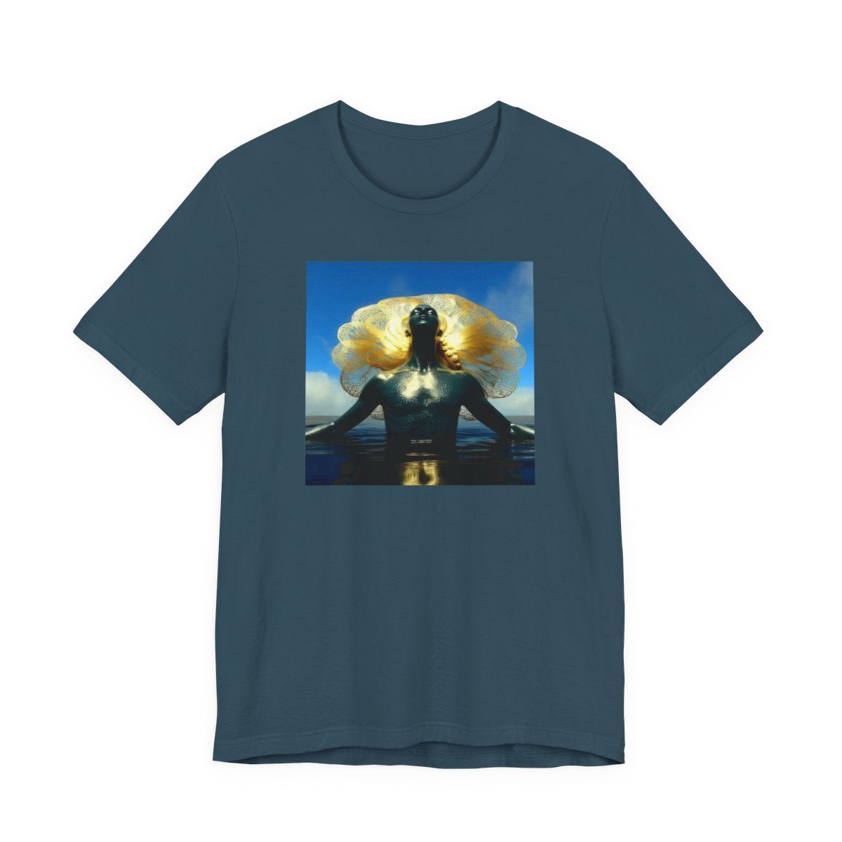 Tao Kuita Unisex Jersey Tee — Deep Teal front